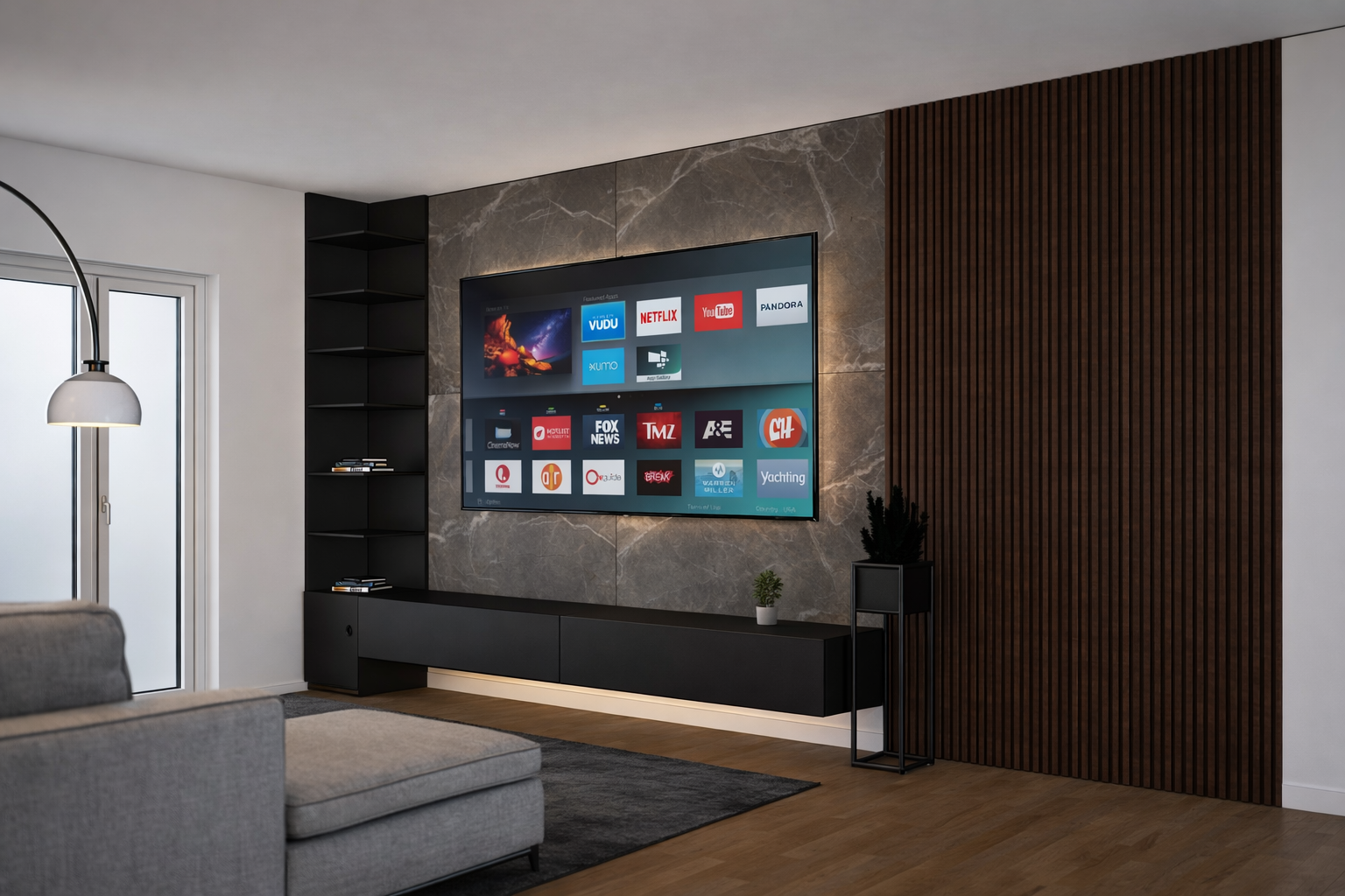 Wall Composition — Living feature wall