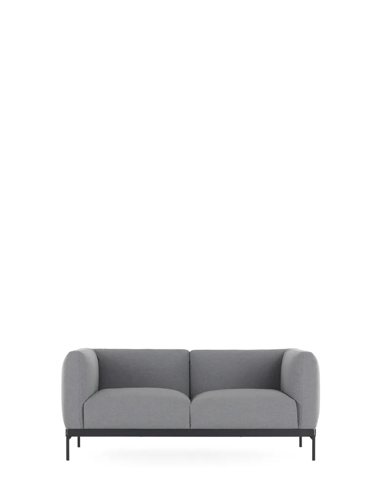 Asia Divano 2 posti Cotone Plain — Grigio, packshot ufficiale