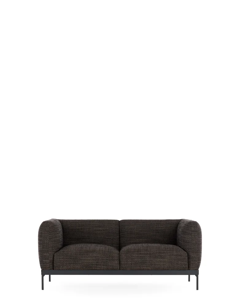 Asia Divano 2 posti Cotone Structure — Grigio Nero, packshot ufficiale