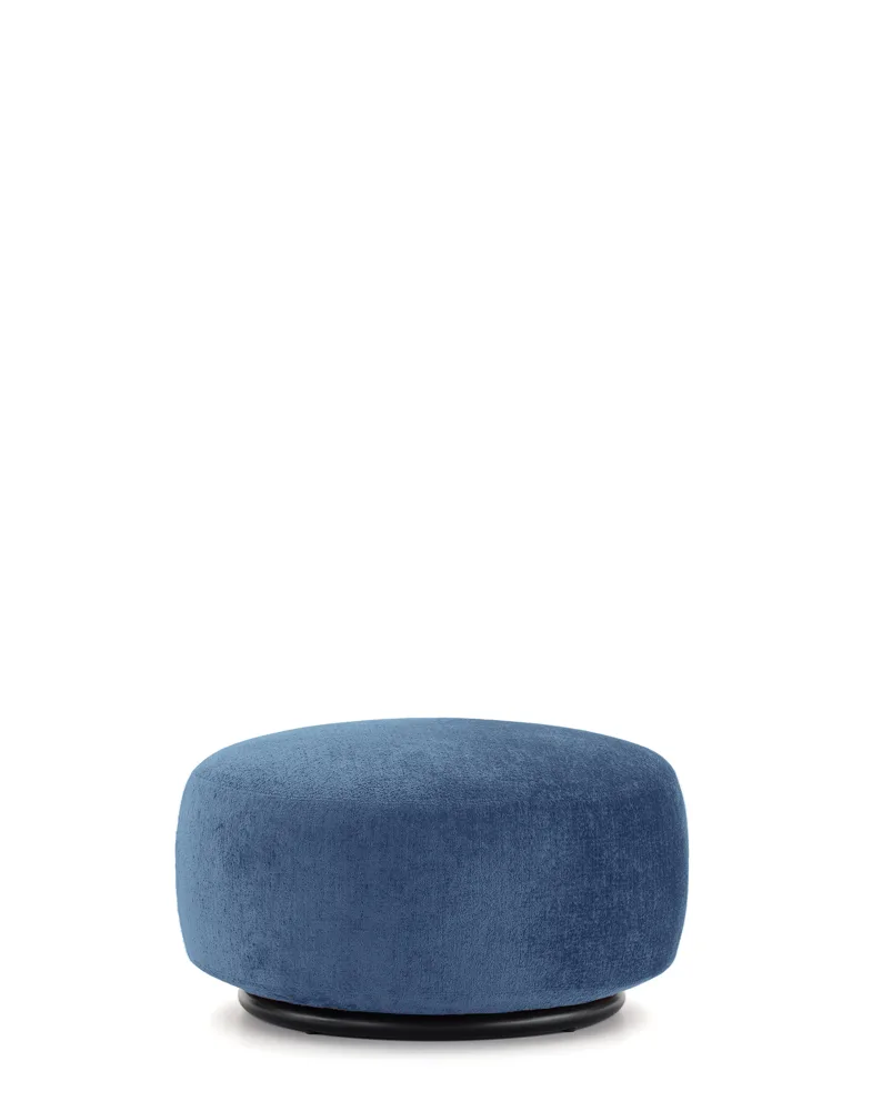 K-Waiting Pouf Chenille — Azzurro, packshot ufficiale