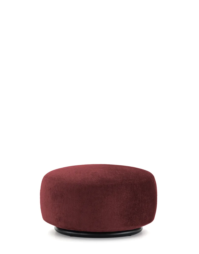 K-Waiting Pouf Chenille, packshot ufficiale su fondo neutro