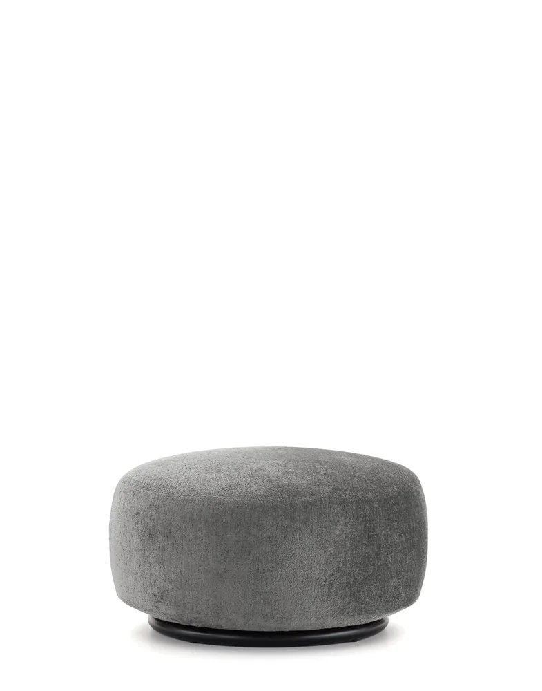 K-Waiting Pouf Chenille — Grigio, packshot ufficiale