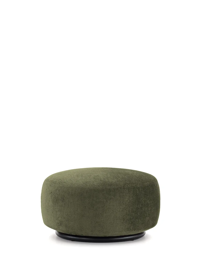 K-Waiting Pouf Chenille — Verde, packshot ufficiale